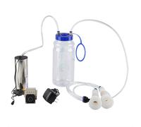HJLIAN Machine a traire electrique 2 L, portable, a impulsion, pour brebis et vaches, prise americaine 100-250 V
