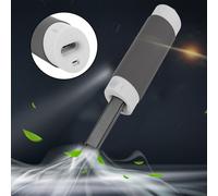 HJLIAN Mini aspirateur portatif USB a double usage pour la maison (noir et gris)