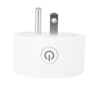 HJLIAN Mini prise intelligente Wi-Fi avec minuterie, telecommande par application, pour la maison, 100-240 V (Etats-Unis)