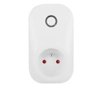 HJLIAN Mini prise intelligente Wi-Fi avec telecommande vocale et application compatible avec Alexa (UE) 200 V