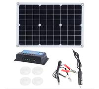 HJLIAN Module photovoltaique exterieur avec controleur de charge et panneau solaire en silicium monocristallin 20 W 5 V