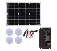 HJLIAN Panneau solaire semi-flexible en silicium monocristallin 20 W 18 V pour exterieur, charge pour telephone et velo electrique