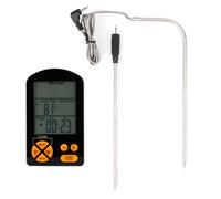 HJLIAN Thermometre de barbecue numerique sans fil a double sonde, thermometre de cuisson pour aliments et gril