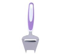 HJLIAN Trancheuse a fromage et truffes en acier inoxydable, lame reglable, rasoir a chocolat, lame ondulee (violet)