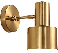 HJLJKG Application Murale en Or réglable, Lampe Murale créative Rotation avec l'ombre en métal pour Chambre, Salon, lumières murales Vintage industrielles Lampe de Chevet des lumières de vanité de