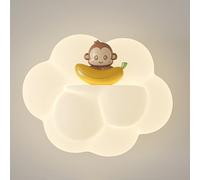 HJLJKG Applique LED d'enfant en Acrylique crème Chambre à Coucher, Chevet, W, Modes Couleurs, Lampe Murale Mignonne Dessin animé, luminaires muraux pour crèche de Maternelle, 9 Pouces