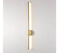 HJLJKG Applique Murale à LED, Applique Murale linéaire, éclairage à Tube Long, Applique Filaire, Appliques murales minimalistes, éclairage Mural d'intérieur pour Chambre à Coucher Sa (Glod, 120