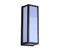 HJLJKG Applique Murale extérieure LED IP65 étanche, luminaires muraux extérieurs en métal Noir, lumières de Porche Modernes pour Couloir, escalier, Balcon, Cour, (Noir 30 W)