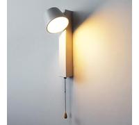 HJLJKG Applique Murale rotative de Chevet pour Salle d'étude d'enfant avec Interrupteur à chaîne, Lampe de Lecture Murale LED réglable 7 W, Lampe Murale intérieure câblée en métal pour Chambre