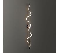 HJLJKG Appliques murales Modernes en Forme de Torsion, Applique Murale LED linéaire, lumières murales à intensité Variable, Applique Murale de Fond de canapé, Lampe Murale d'intérieur de Chevet