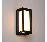 HJLJKG extérieure LED Applique Murale Industrielle Luminaire Mural, Modernes pour Patio Porche étanche, Lampes Noires Appliques murales extérieures de