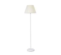 HJLJKG Lampadaire Moderne Vertical Tige lampadaire Nordique décoration Lampe à la Maison pour Le Salon Planchers Light Standing Lamp Room Decoration (White Shade White Ro trichromatique)