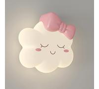 HJLJKG LED Chevet, Applique Murale créative d'enfant, de Fille, Lampes murales pour Chambre à Coucher, Salon, éclairage Mural intérieur W avec Abat-Jour en Acrylique, Mode 3 Couleurs