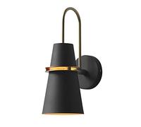 HJLJKG Nordic Light Geometric Appiculture, Lampes Modernes pour Le Couloir du Couloir de Salle à Manger Vivante, Creative Indoor Decorative Wall Lights, E27 Pocket (Couleur: Noir)