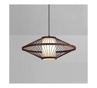 HJLJKG Pendante Lanterne à la Main, de Style Japonais, Lampe de Suspension Industrielle rétro - pour Salle à Manger, Salon de thé, Bar (Marron, 50 cm)