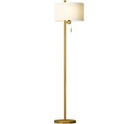 HJLJKG Pole Lamp 62" Standing Lamp Golden Brushed Floor Lamps with White Linen Lamp Storage Lamp Lamp for Bedrooms Living Room Minimalist Decoration
