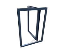 HJLKDYM Fenêtre Coulissante, Fenêtre Utilitaire Trempé, Cadre Alliage D'aluminium, Fenêtre Mobile Avec Poignée Intégrée, Maison, Balcon, Salon, Chambre Coucher(19.7x55.1in)