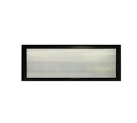 HJLKDYM Fenêtre Rectangulaire Pivotante, Fenêtre D'aération Pivotante 360°, Grande Fenêtre Encastrée Abri Jardin Avec Vitrage Rayé Salle Bain, Magasin(Black-B,11.8x35.4in)