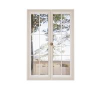 HJLKDYM Fenêtres À Double Ouverture, Fenêtres En Verre Trempé Encastrées, Fenêtres D'éclairage Et De Ventilation En Fer Pour Salon, Balcon, Chambre À Coucher(19.7x55.1in)