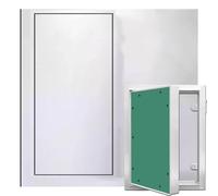 HJLKDYM Trappe D'accès Murale, Panneau Cloison Sèche Étanche Cadre Aluminium Vide Sanitaire, Panneau D'accès Plomberie Murs Plafonds, Accès CVC - Cloisons Sèches(Light green-B,30x50cm)