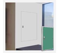 HJLKDYM Trappe D'accès Murale, Panneau Cloison Sèche Étanche Cadre Aluminium Vide Sanitaire, Panneau D'accès Plomberie Murs Plafonds, Accès CVC - Cloisons Sèches(Light green-A,30x70cm)