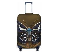 HJLUUFT Belle housse de protection pour valise, housse de protection lavable, anti-rayures, Noir , L