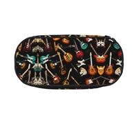 HJLUUFT Guitars-standard-scale-2_00x Imprimer Maquillage Cosmétique Trousse Papeterie Kawaii Boîte à crayons Gadget Organizer Bag avec fermeture éclair