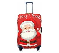 HJLUUFT Housse de protection pour valise de voyage avec imprimé Merry Christmas - Lavable - Anti-rayures, Noir , XL