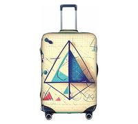 HJLUUFT Math Geek Calculus Housse de bagage élégante - Protégez et personnalisez votre valise avec une housse approuvée par la TSA, housses de valise pour bagages, blanc, X-Large