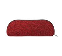 HJLUUFT Rose représente l'amour sac de rangement semi-circulaire - Trousse élégante et légère pour le bureau, la vie et les voyages