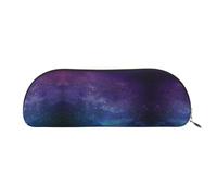 HJLUUFT Sac de rangement semi-circulaire avec étoiles et galaxie - Trousse élégante et légère pour le bureau, la vie et les voyages