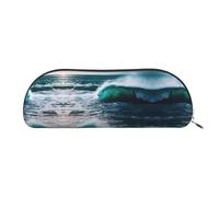 HJLUUFT Sac de rangement semi-circulaire en eau de mer - Trousse élégante et légère pour le bureau, la vie et les voyages