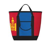 HJLUUFT Sac fourre-tout avec fermeture éclair, sac isotherme isotherme, sacs d'épicerie réutilisables, adapté pour les adultes pour travailler à l'extérieur, noir, Taille unique