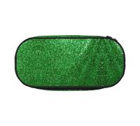 HJLUUFT Trousse à crayons à paillettes verte - Simple et robuste - Multifonctionnel - Organiseur de papeterie de bureau