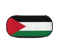 HJLUUFT Trousse à crayons avec motif drapeau de la Palestine - Pour le bureau, l'université, l'école, un usage quotidien