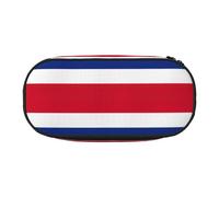 HJLUUFT Trousse à crayons avec motif drapeau du Costa Rica - Pour bureau, école, usage quotidien
