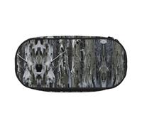 HJLUUFT Trousse à crayons simple et robuste avec imprimé camouflage Cold Tree - Multifonctionnel - Organiseur de papeterie de bureau