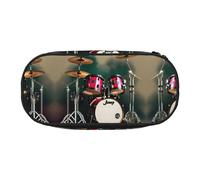 HJLUUFT Trousse à crayons simple robuste et multifonctionnelle avec impression jazz