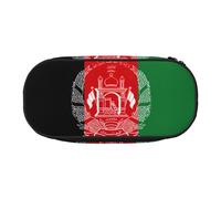 HJLUUFT Trousse de maquillage avec fermeture éclair Motif drapeau de l'Afghanistan