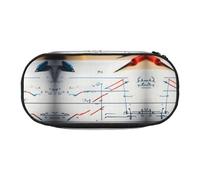 HJLUUFT Trousse de maquillage avec fermeture éclair Motif formule mathématique