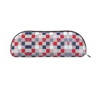 HJLUUFT Trousse de rangement semi-circulaire avec motif étoiles. Trousse élégante et légère pour le bureau, la vie et les voyages