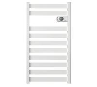 hjm Porte-serviettes électrique sec Zinnia Blanc 750 W