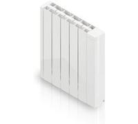 HJM Radiateur électrique à inertie fluide 1000 W HJM Alanis horizontal blanc Blanc