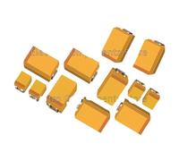 HJNAOKGWHQ 150PCS 15Values A B Case Tantalum Capacitor Assortment Kit 6V 10V 16V 25V 35V 1UF 2.2UF 4.7UF 10UF 47UF Capacitors(B 16V 226) diy