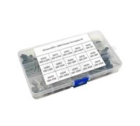 HJNAOKGWHQ 150PCS/Set Polyester Film Capacitor Assortment Box Kit 15Values 0.33NF 2A331J 470NF 2A474J 2A821J 2A102J 2A393J 2025 High for Electronic Component, Precision, Stable Performance diy