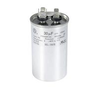 HJNAOKGWHQ AC Capacitor 30uF or MFD ±6% 370V/440VAC CBB65 Oval Start Capacitor for Heat Pump Air Conditioner，for AC electronic starter Run or Fan Start and Cool，Ten Years of Coverage diy