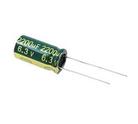 HJNAOKGWHQ Condensateur 6,3 V 2200 UF 500 pièces 2200 UF 6,3 V 10 x 20 mm diy