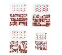 HJNAOKGWHQ Metalized Film Capacitor Assortment 415 pcs, 4 Kits 100V 250V 400V 630V, All Values 1nF 10nF 0.1uF, 0.01uF, 0.22uF 0.47uF 1uF 2.2uF diy