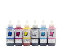 hJNGdU 664 673 T673 Recharge d'encre à Colorant Compatible avec Les modèles d'imprimante L361 L362 L363 L364 L365 L366 L375 L380 L382 L383 L385 L386 L395 L405 L455 L456 L475 L485(6Colors-1Set)