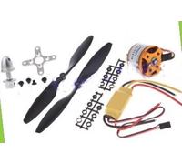 hJNGdU A2212 1000KV 2200 Moteur sans balais avec SimonK 30 A ESC et paire d'hélices 1045 compatible avec les multicoptères d'avion RC (930KV XXD 30A1 1045)